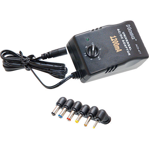 Hosa - ACD-477 - Universal Power Adapter 12VDC@1.2A
