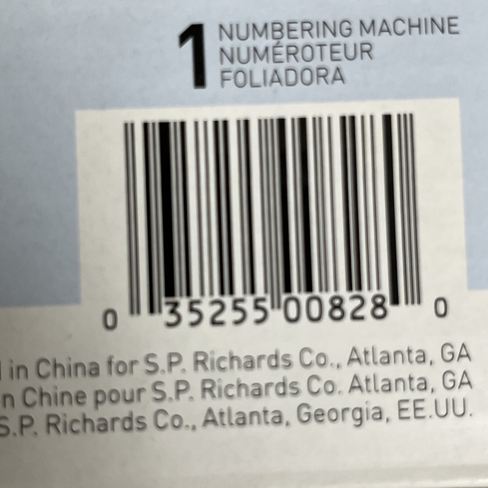 Sparco Sparco Automatic Numbering Machines SPR80057