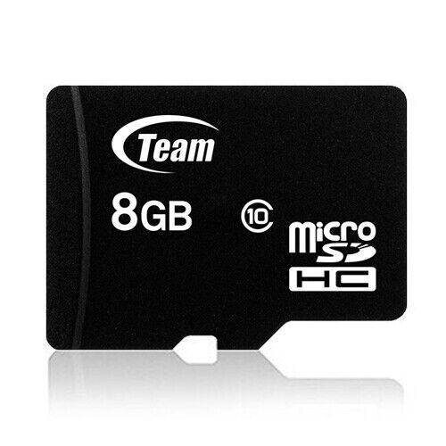 8GB or 16GB micro SD Team Class 10 SDHC TF Flash Data Memory Card 2, 5, 10 Pack