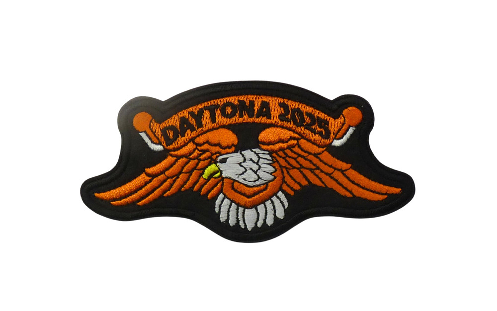 2025 Daytona Bike Week Orange Eagle Event Patch.