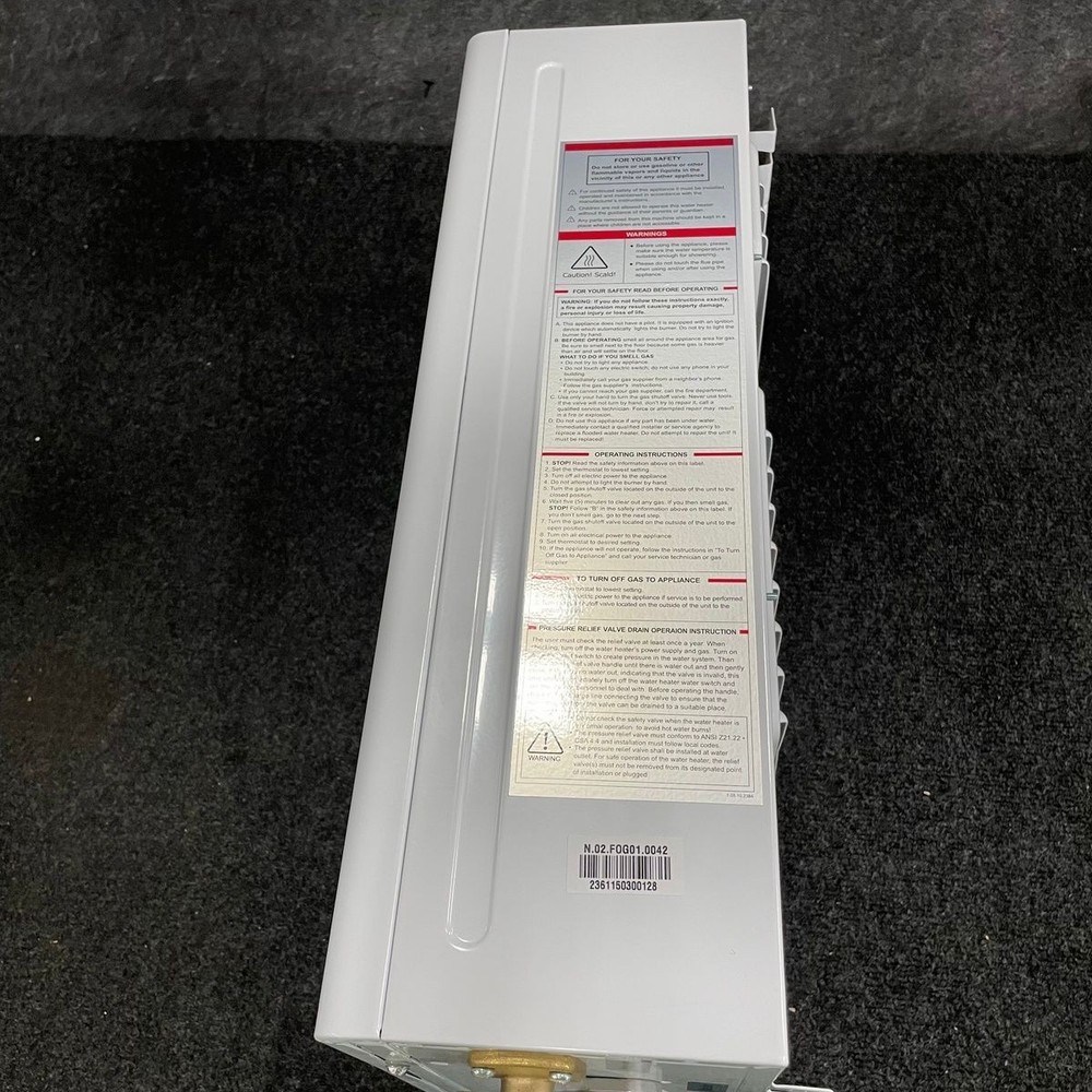 MIZUDO FDG-CS100 14L Propane Indoor Tankless Water Heater 100,000BTU/HR *