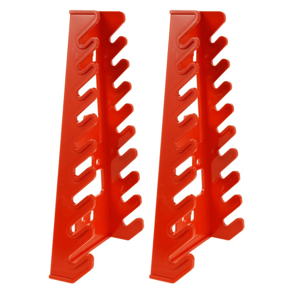 2 Pcs Wrenches Organizer Plastic Wall Mount Tool Holder Pegboard Small