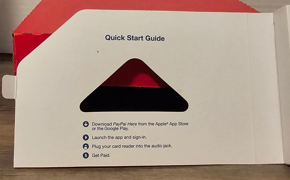 PayPal Here Triangular AUX Port/Headphone Jack Credit Card Reader