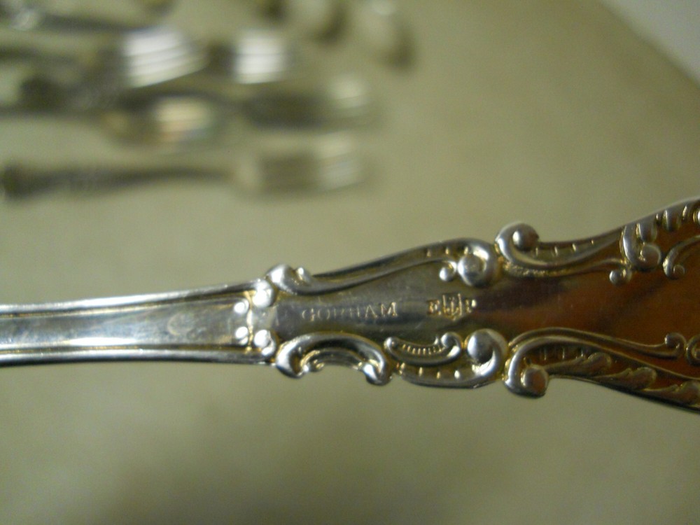 1893 Gorham LUXEMBOURG Silver Plate Medium Cold Meat Serving Fork Replacement