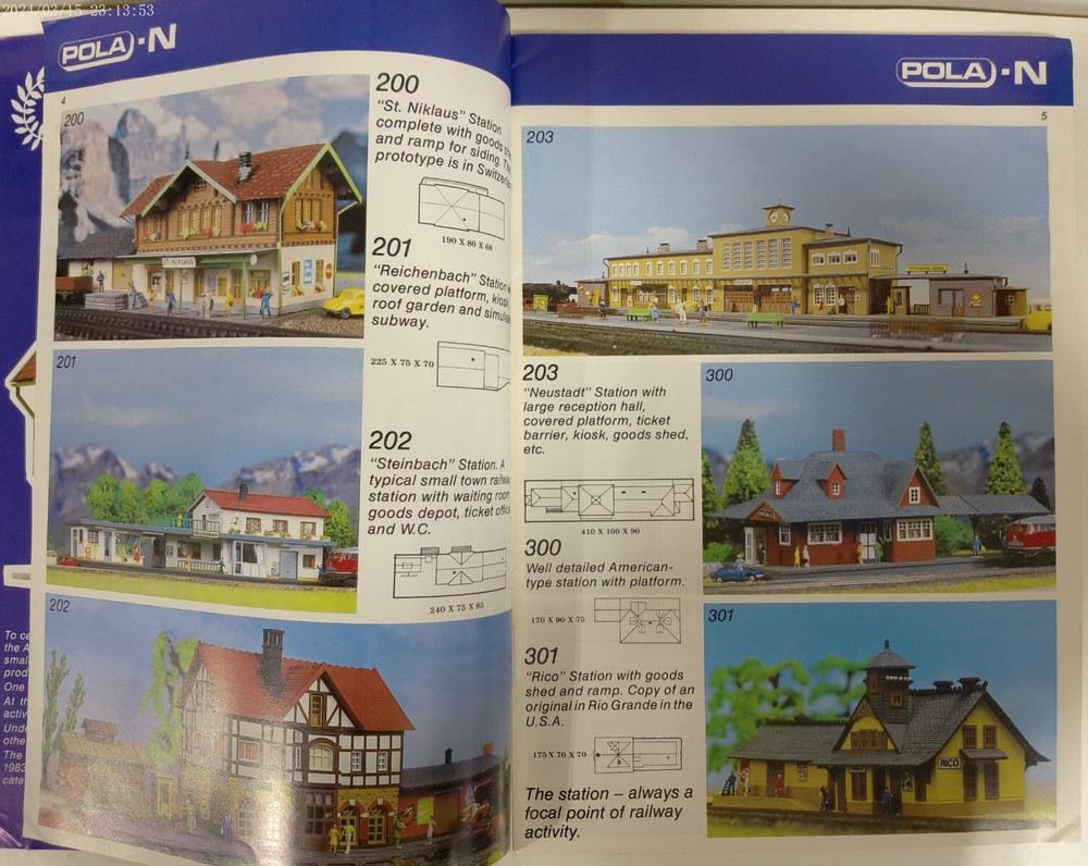 POLA 1983 Model Construction Kits HO-N Catalog