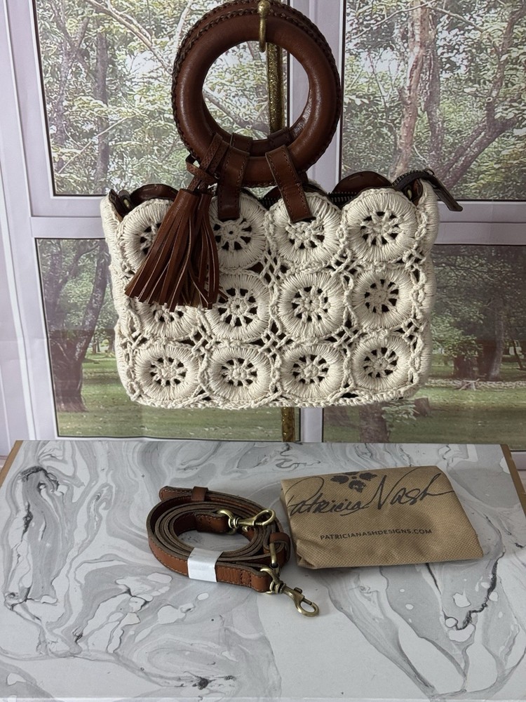 Patricia Nash Crochet Handbag, NWOT