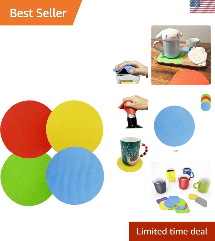 Multi-Function Bottle and Jar Opener with Durable Non-Slip Pad for All Users