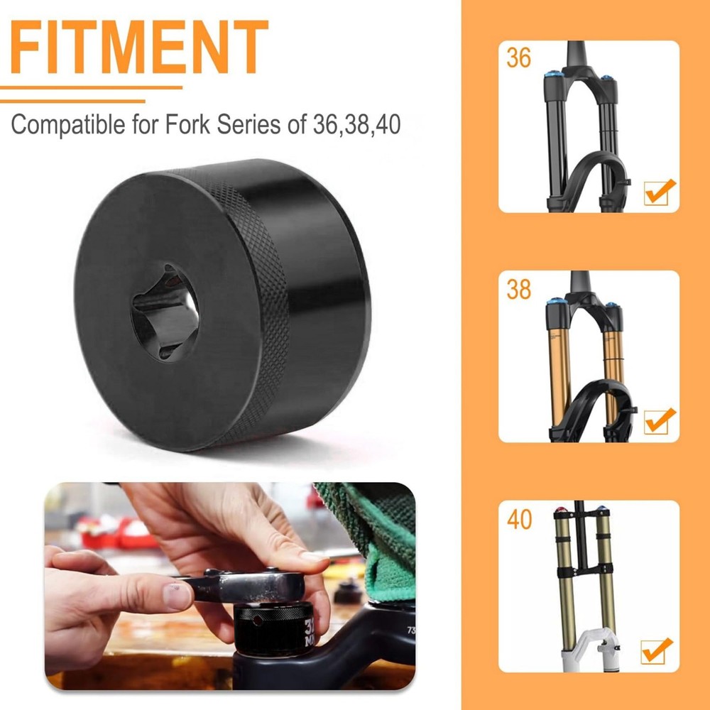 Bicycle Fork Topcap Socket 32mm for Fox 36 38 40 Series Aluminum Construction