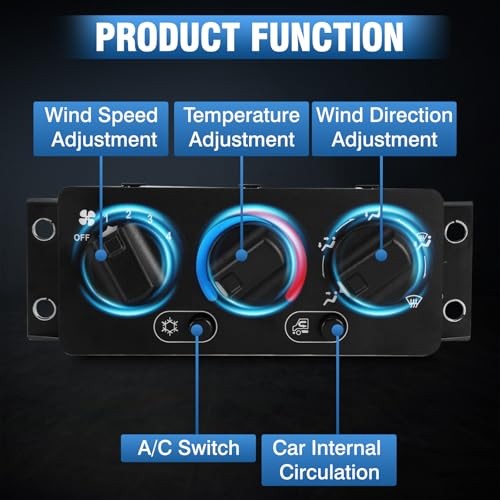 Air Conditioning Control Module Panel, AC Heater Climate Control Module