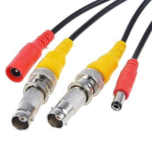 BNC Cable 25ft 4Pack, HD Security Camera Cables Heavy Duty BNC Video Power Ca...