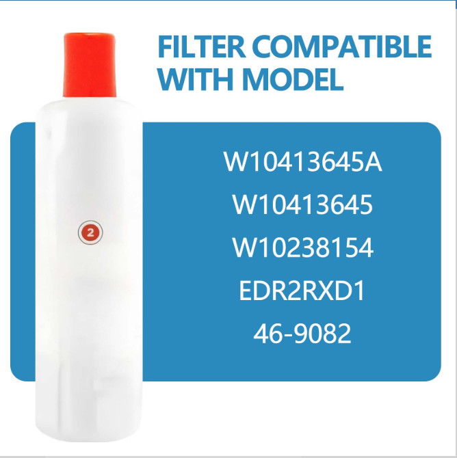 3PACK ΕDR2RXD1 Refrigerator Water Filter 2 Replacement Home NEW Sealed US Ship