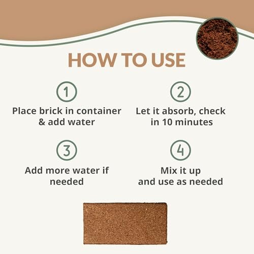 Coco Coir 650gm Bricks (6-Pack) - Organic Coco Coir Coco Bliss 650gm (6 Bricks)