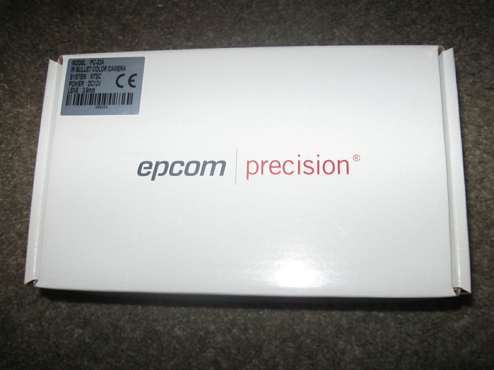 NEW Epcom Precision IR Bullet Camera Home Security NTSC 3.6MM  DC 12V # PC-32A