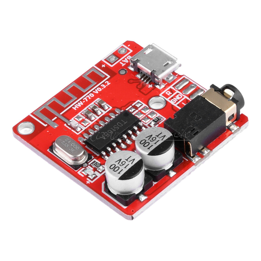 2PCS 3.7V-5V Mini Bluetooth 5.0 Audio Receiver MP3 Decoder Amplifier Board