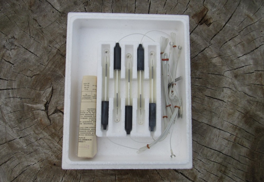 Original-Authentic USSR . With Platinum Content . Electrodes 5 pcs. ESP-01-14 #3