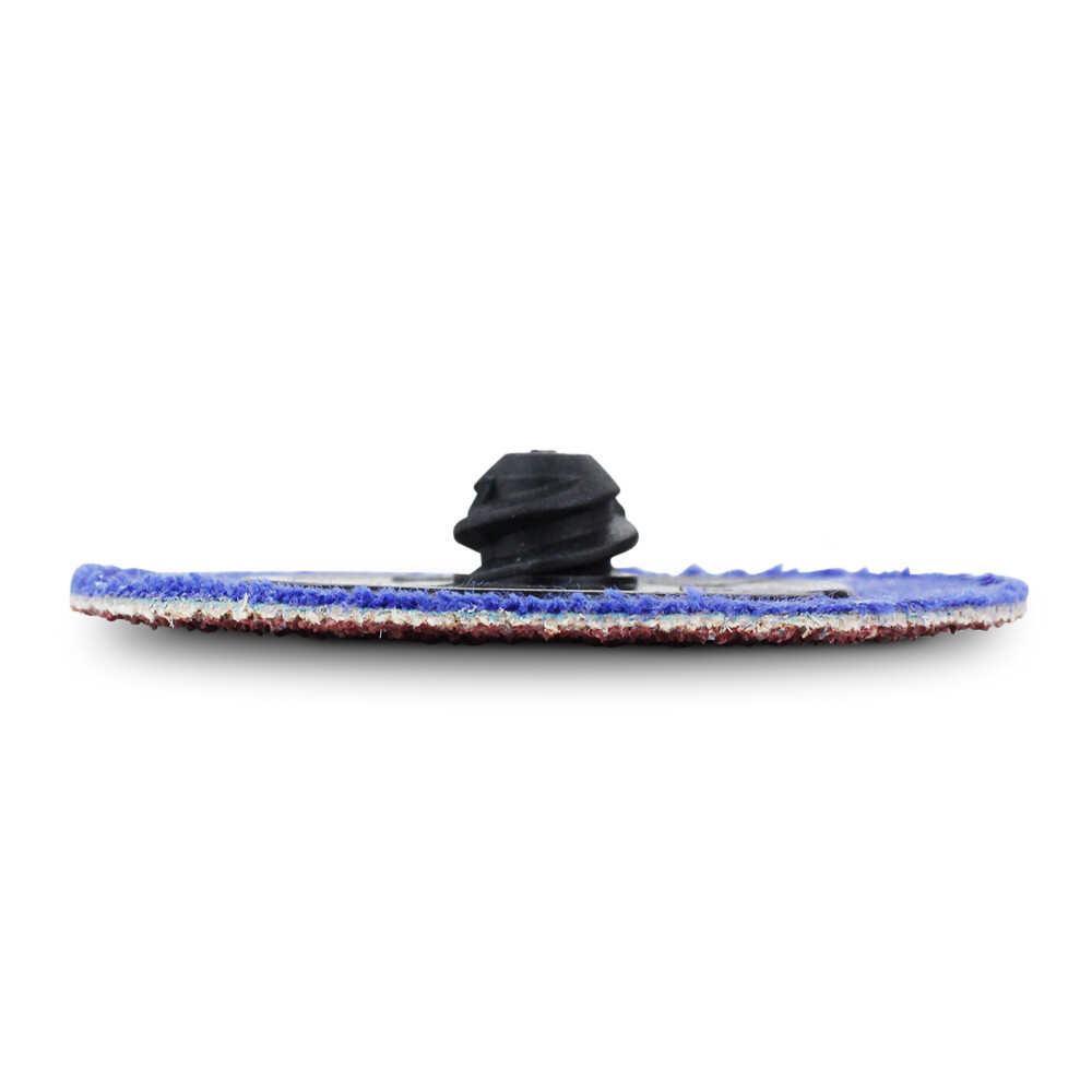 100 Pack - 2" 120 Grit A/O Quick Change Sanding Disc Black Hawk, Type R Roloc