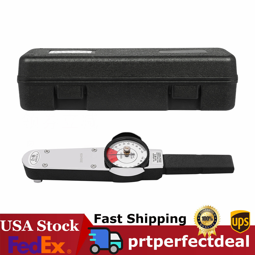 High Precision Dial Indicator Torque Wrench Indicating Torque meter Wrench100n.m
