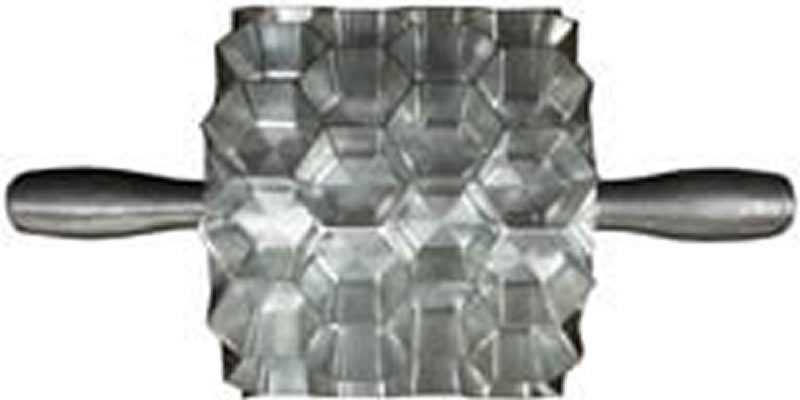 Hex Cutter Alum cuts mini yeast raised donut holes biscuitsrollscrackers60cuts