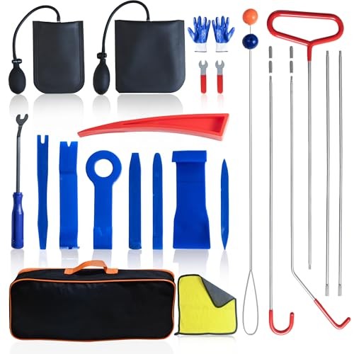 27pcs Automotive Tool Kit, Heavy Duty Multi-Function Repair Kit, Adjustable