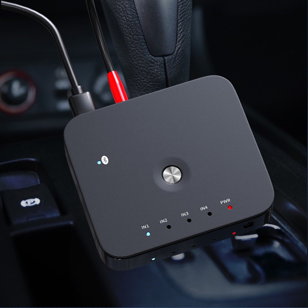 3.5mm Audio Adapter Switcher Laptop Remote Control Bluetooth Receiver Switch Box