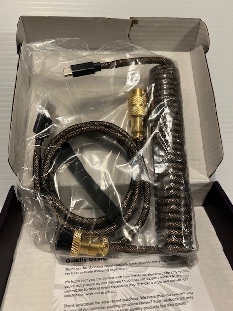 Vajra Force Pro Custom Double Sleeve 8cm Glittering Coil Kb Cable