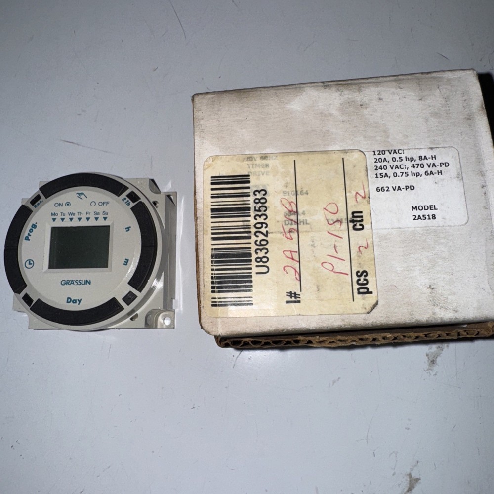 Timer 2A518-120vac/Grasslin