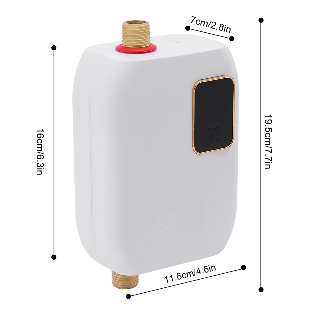 Mini Electric Instant Hot Water Heater 3000W for Kitchen Use
