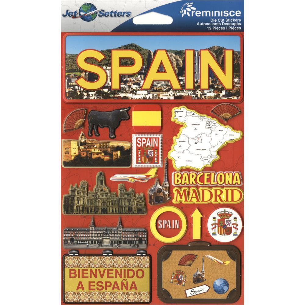 Jet Setters Dimensional Stickers Spain