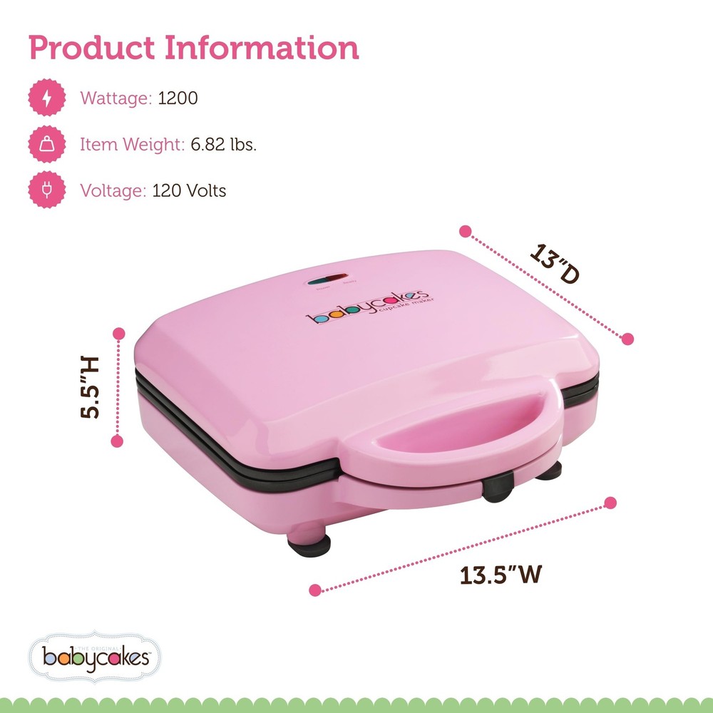 Full Size 12 Cupcake Maker Machine Kitchen Appliance Nonstick Coating