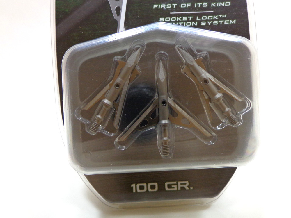 G5 Outdoors Broadheads 100 grain T2 Socket Lock 740