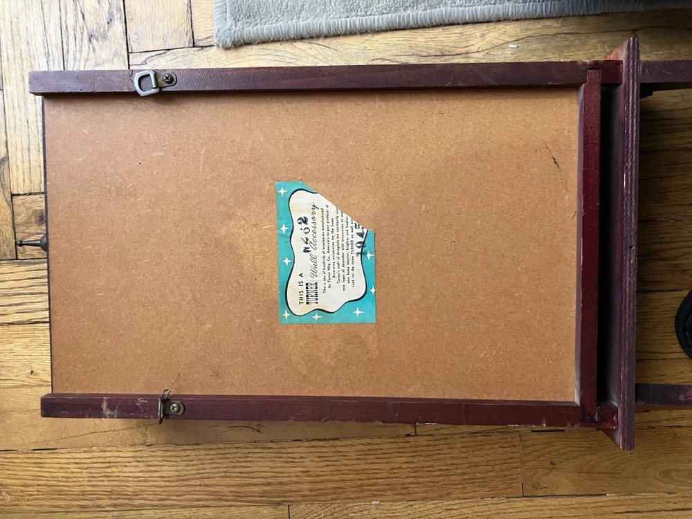 Vintage Turner Wall Accessory with Winding Key - Condition Unknown