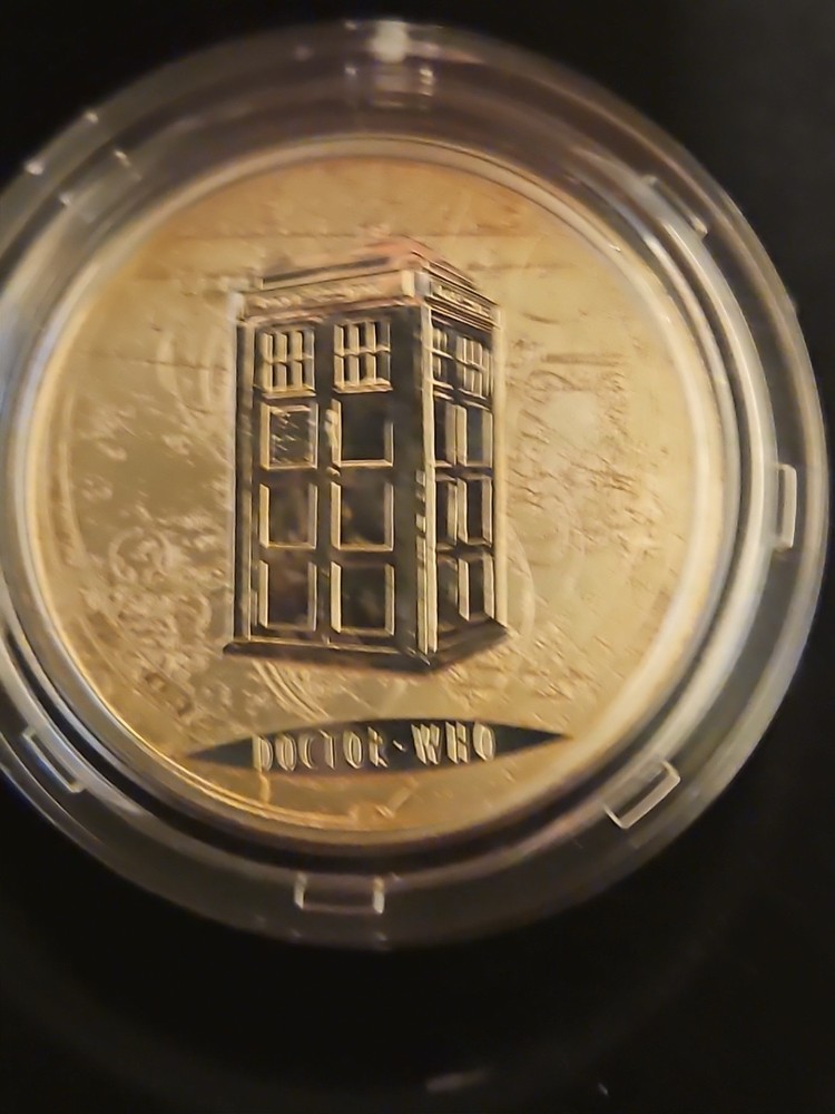 DR. WHO- dalek silver proof medal