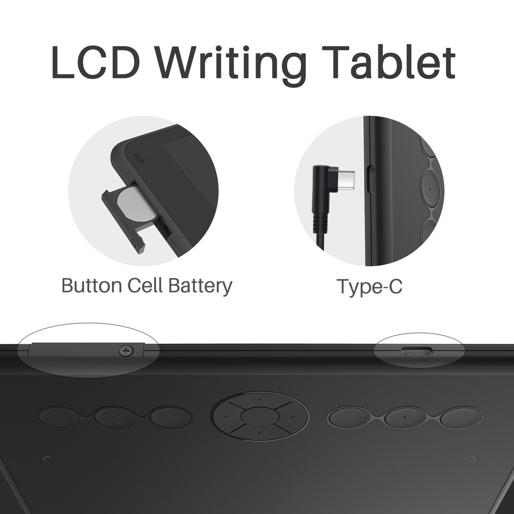 HUION INK H320M Two-Sided Pen Tablet Graphics Drawing Tablet+LCD Writing Tablet