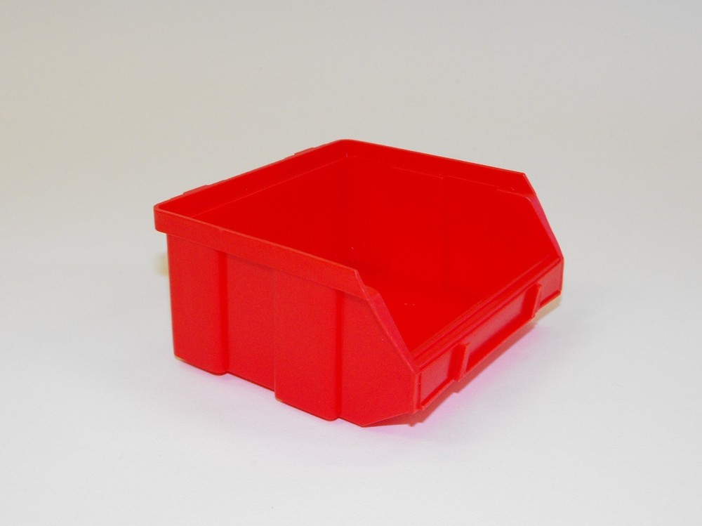 1 Harbor Freight Wall Mount Hanging Storage Bin Replacement Red Small Bin Plasti