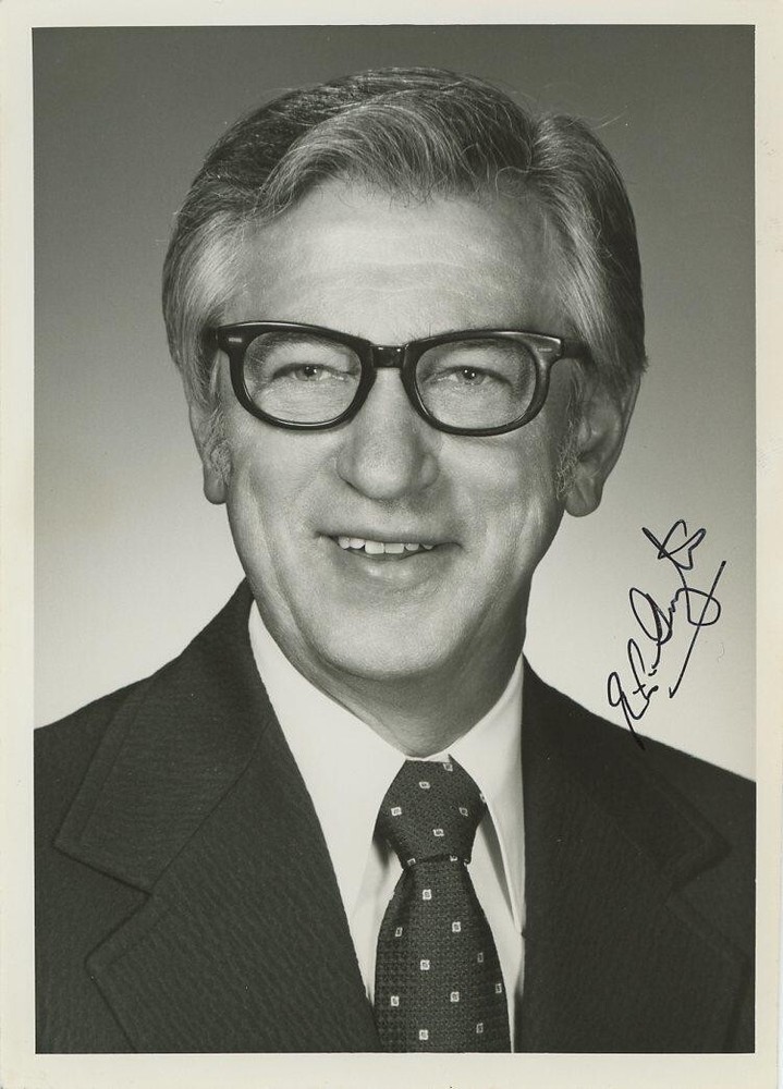 Edward Ginzton - Signed Vintage Photograph (Electrical Engineer)
