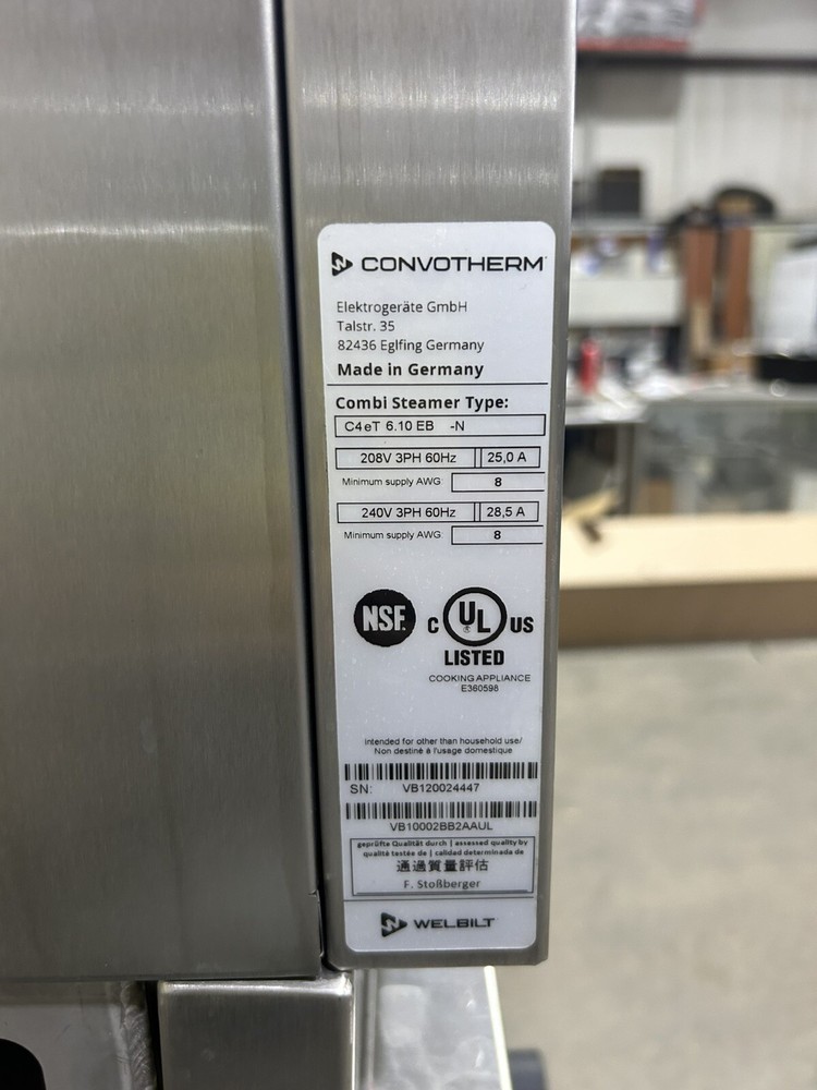 CONVOTHERM Combi Oven Double Stack With Hood
