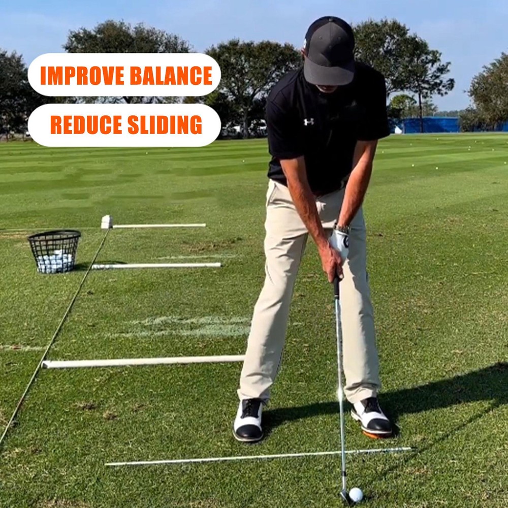 Golf Pressure Plate Reusable Rubber Golf Swing Step Pad