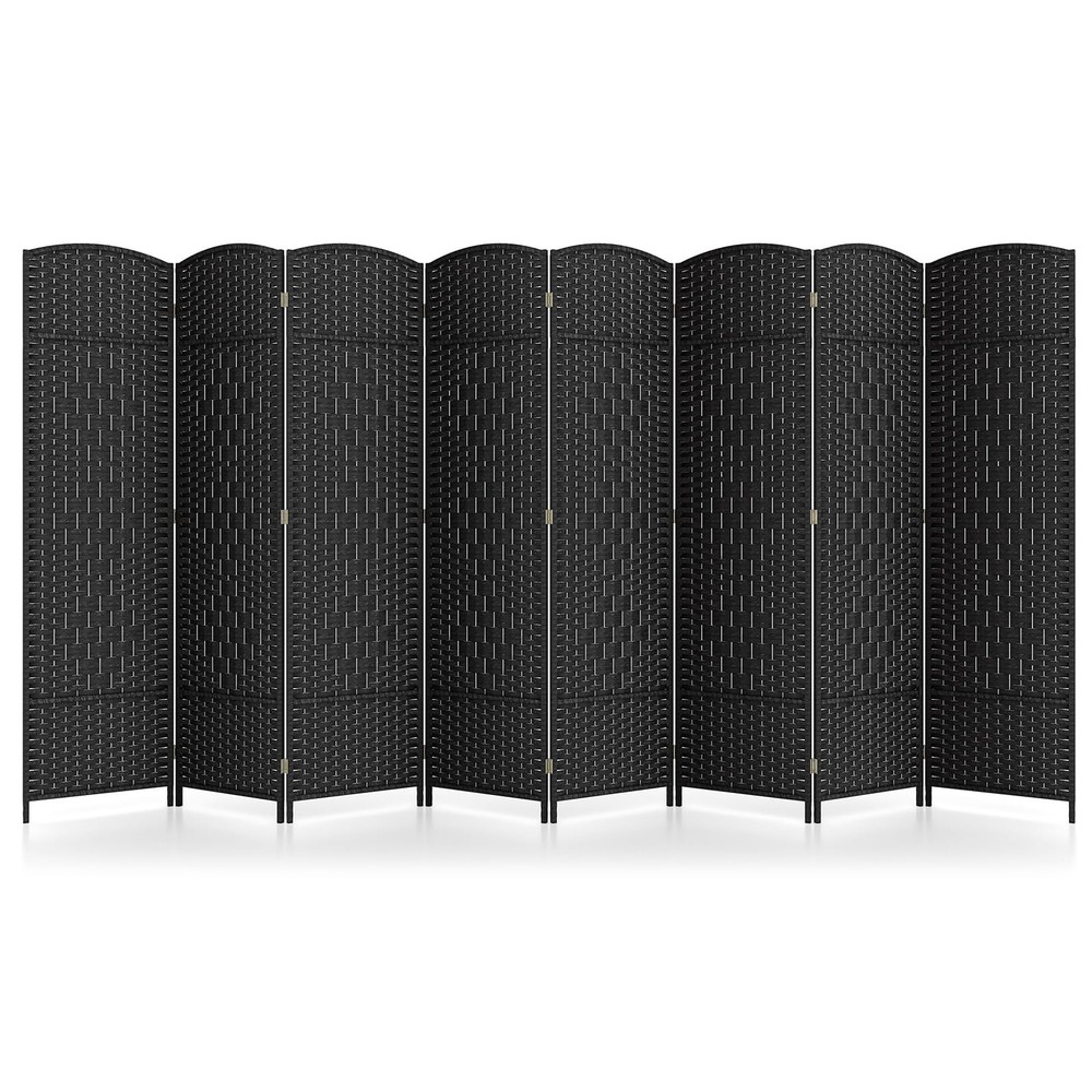 Room Divider 8 Panel - 6 FT Folding Privacy Screen, Fully Assembly, Solid Woo...