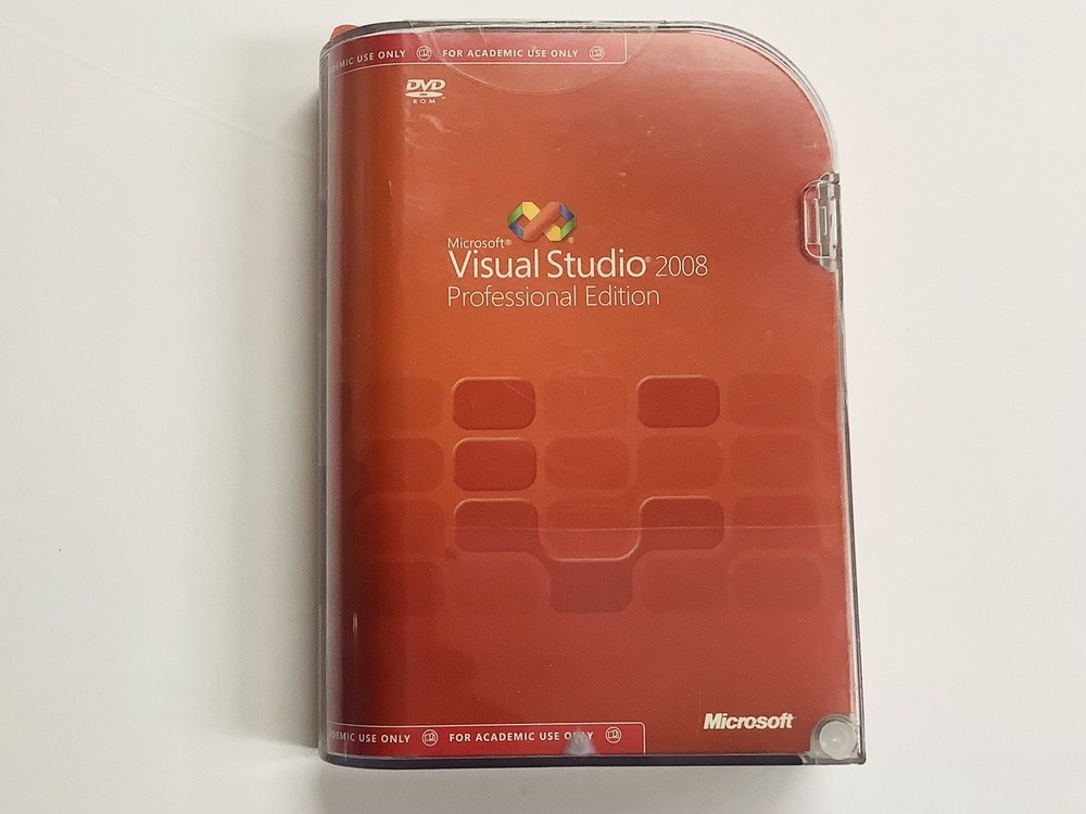 "BRAND NEW" Microsoft Visual Studio 2008 Professional Edition & Academic Version