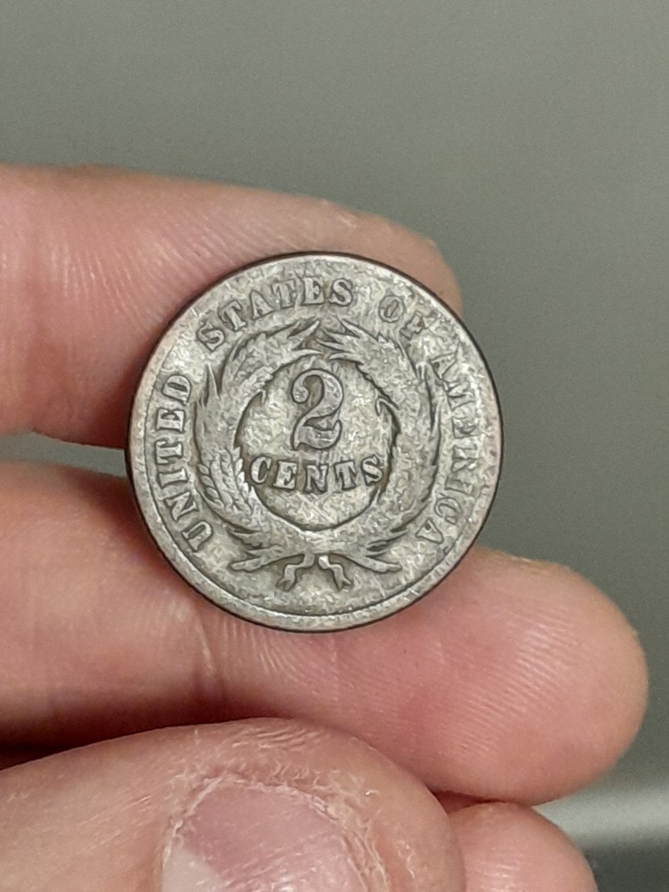 1864 Two Cent Piece #1