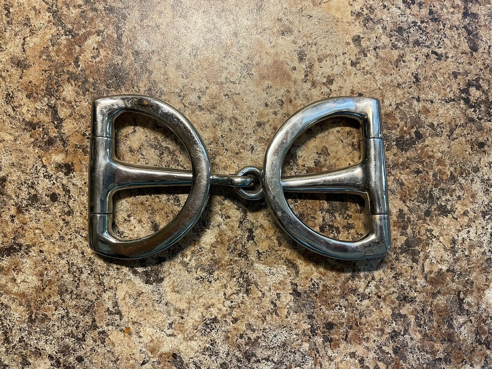 D-Ring Snaffle Stainless Horse Bit 5” NOS