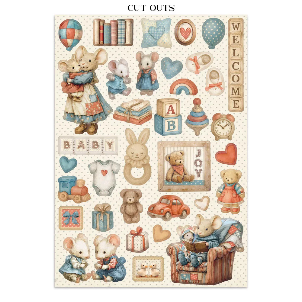 Baby Junk Journal - 16 Pages