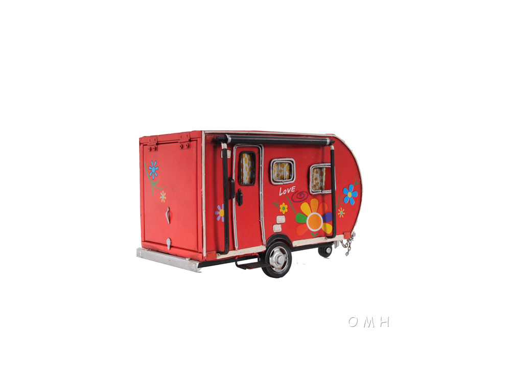Travel Camping Trailer Rectangular Tissue Cover Holder Metal Model 11.5" Camper