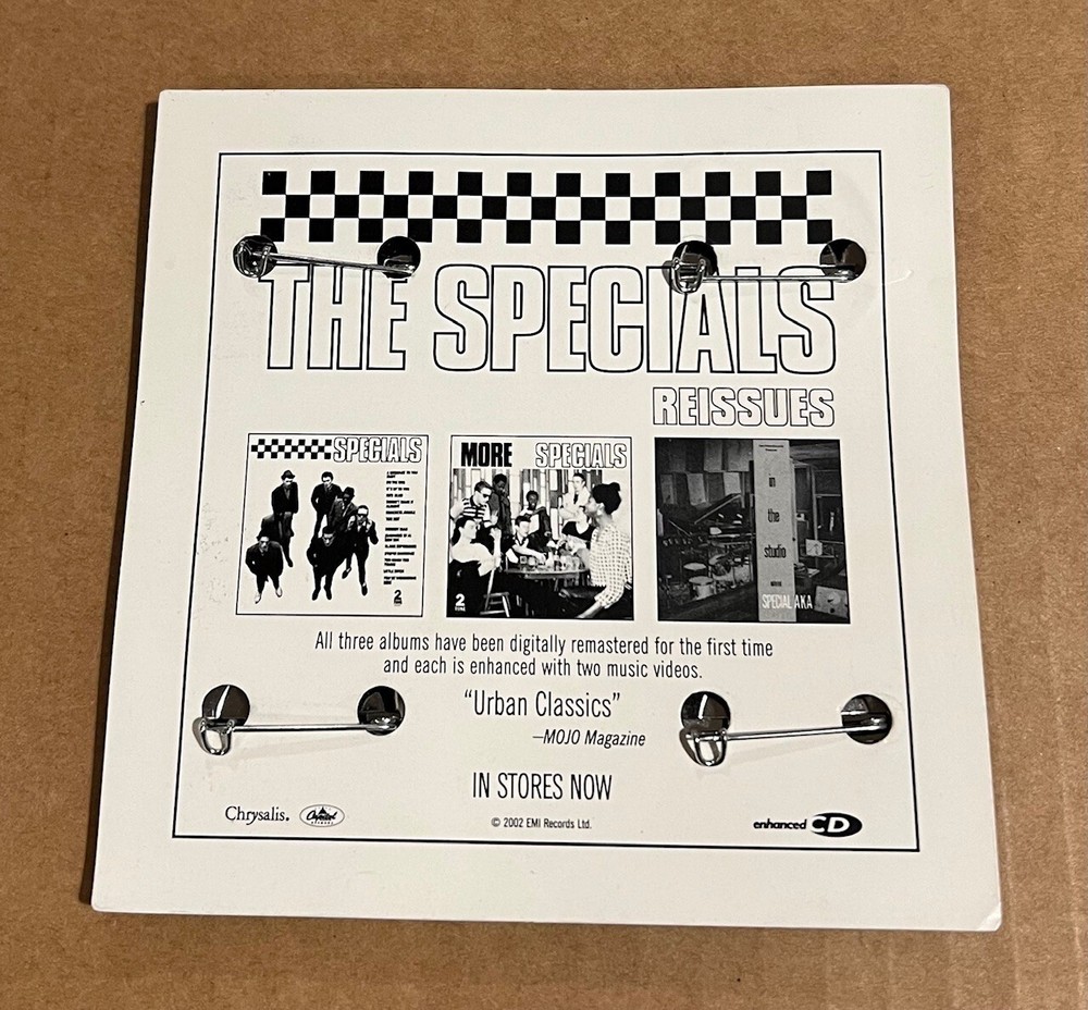 The Specials [Reissues] RARE promo button set '02