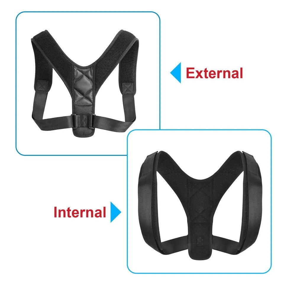 Adjustable Posture Corrector Back Shoulder Support Correct Brace Belt Men Women