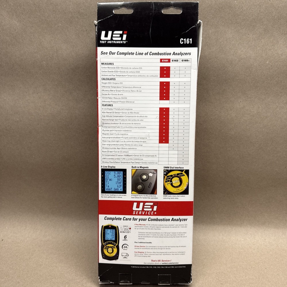UEi C161 - Residential Combustion Analyzer