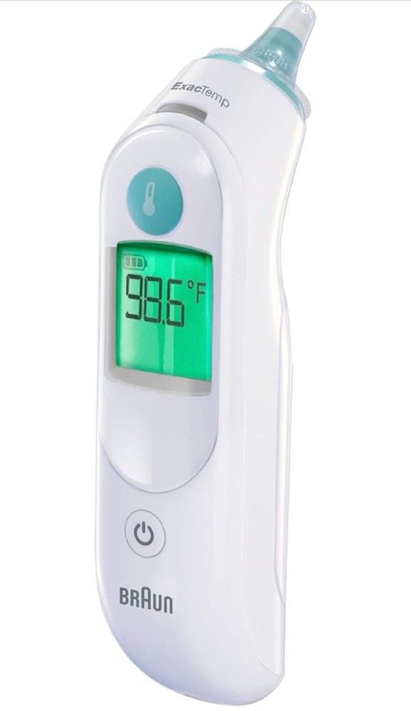 Braun ThermoScan 6 Ear Thermometer with Color-Coded Digital Display