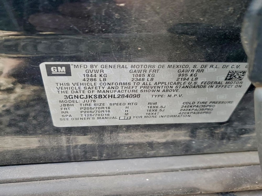 TRAX 2017 Glove Box 4946312