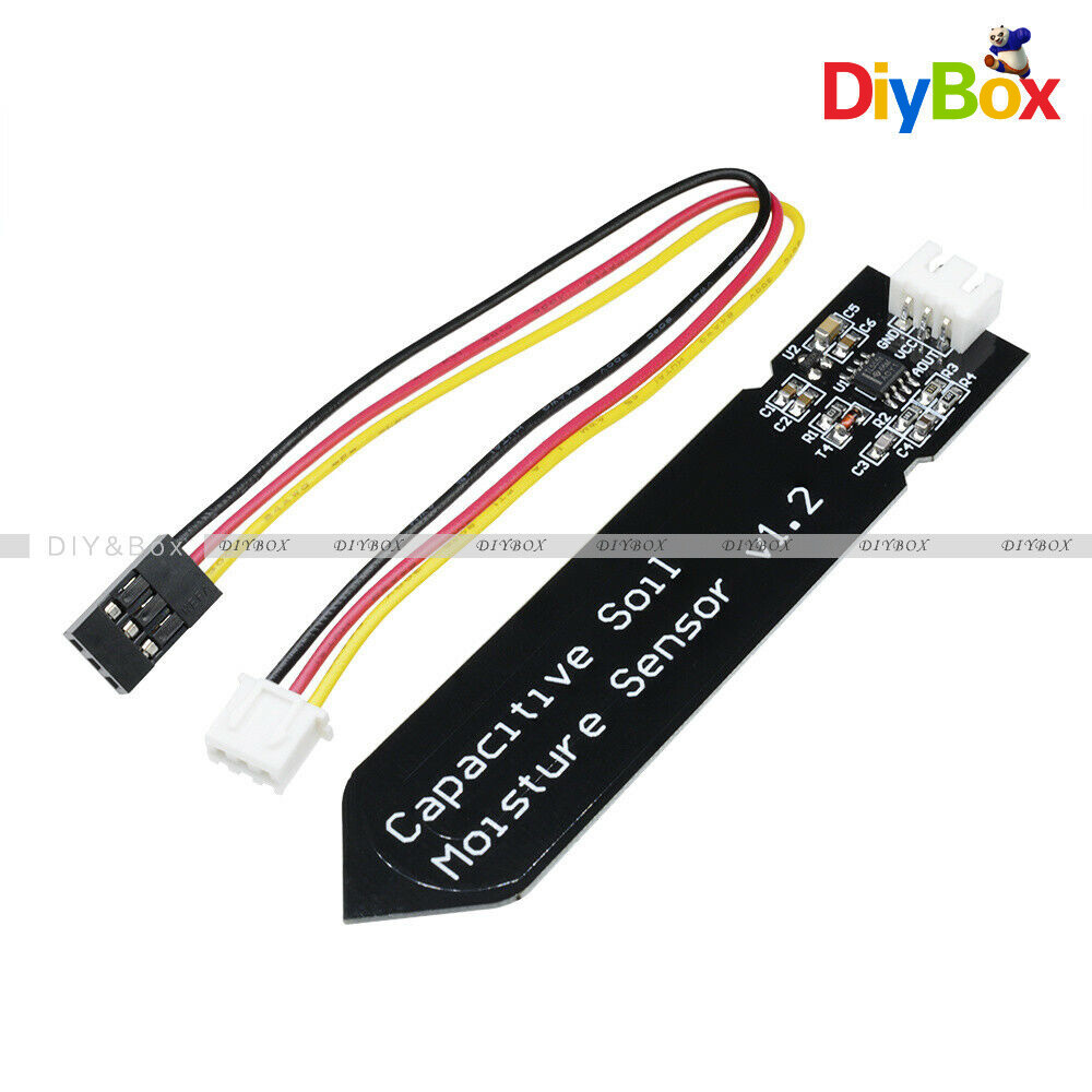 Analog Capacitive Soil Moisture Sensor V1.2 Corrosion Resistant + Sensor Cable