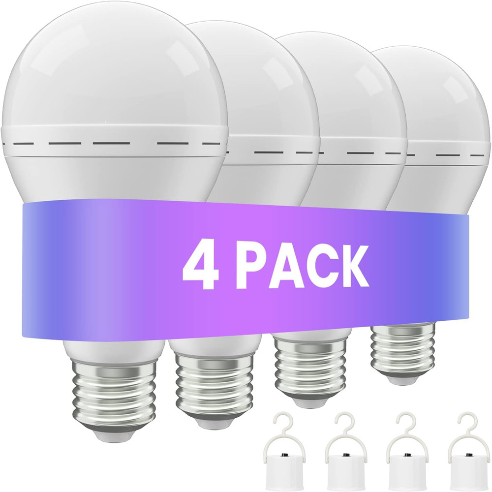 Portable Rechargeable Emergency Light Bulb,Home Power Failure,3 Brightness Level